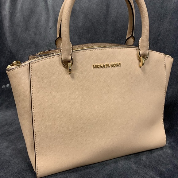 Tan Michael Kors Framed Tote/Satchel - Picture 4 of 4